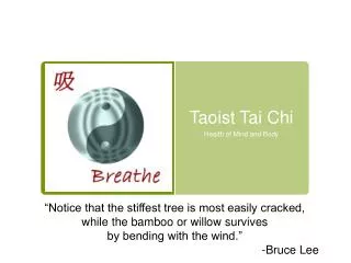 Taoist Tai Chi