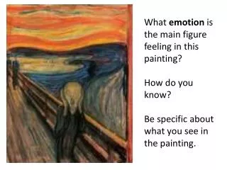 What emotion is the main figure feeling in this painting? How do you know?