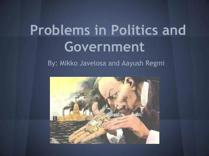 problems in politics and government