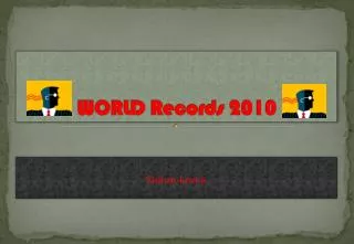 WORLD Records 2010