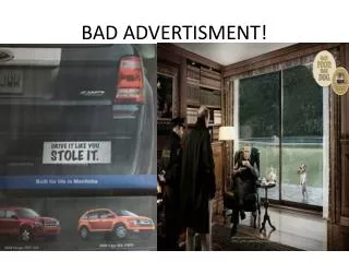 BAD ADVERTISMENT!