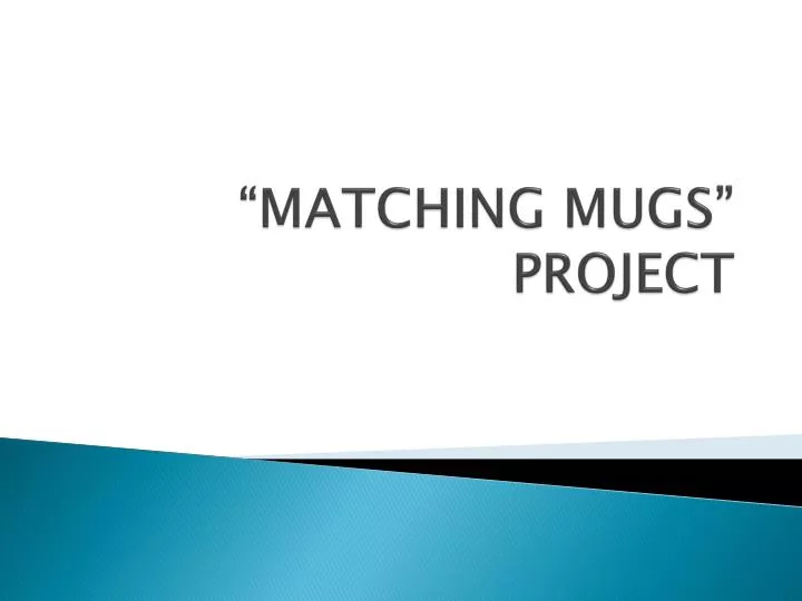matching mugs project