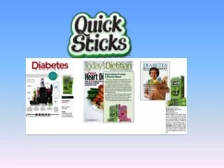 Quick Sticks are easy to use and dissolve quickly