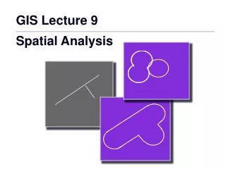 GIS Lecture 9 Spatial Analysis