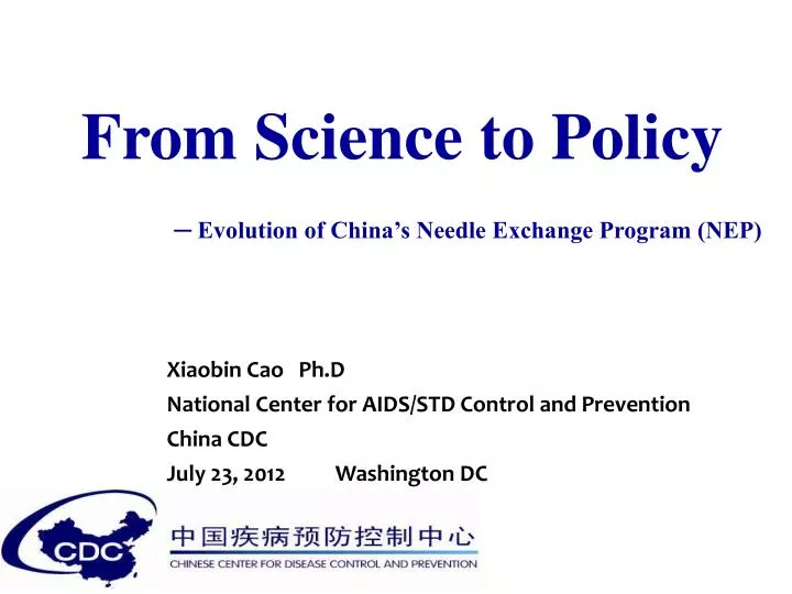 from science to policy evolution of china s needle exchange program nep