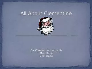 All About Clementine