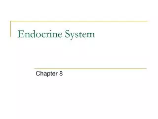 Endocrine System