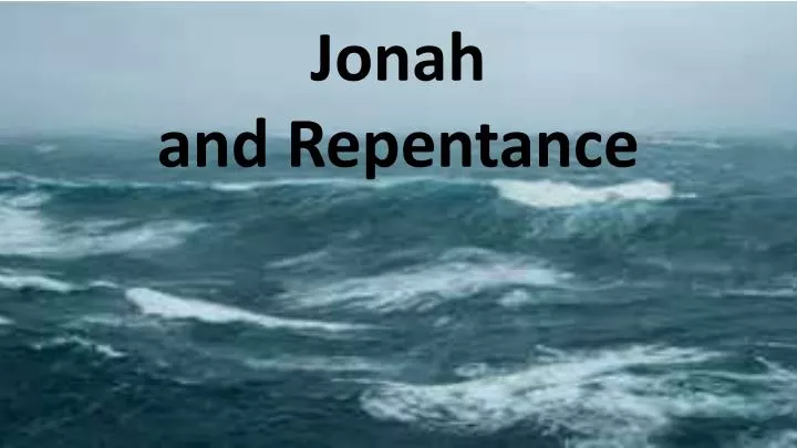 jonah and repentance