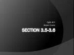 Section 3.5-3.6 - slide 1