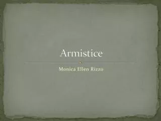 Armistice