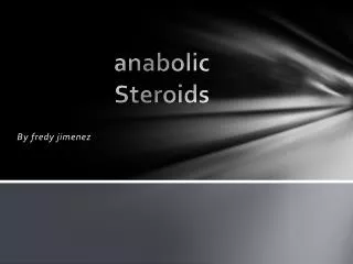 anabolic Steroids
