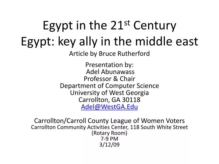 egypt in the 21 st century egypt key ally in the middle east article by bruce rutherford