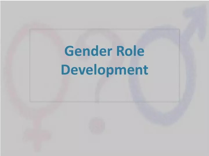 gender role development