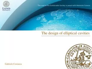 The design of elliptical cavities
