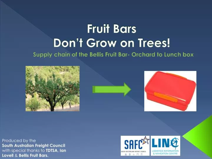 fruit bars don t grow on trees