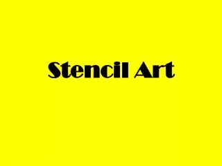 stencil art