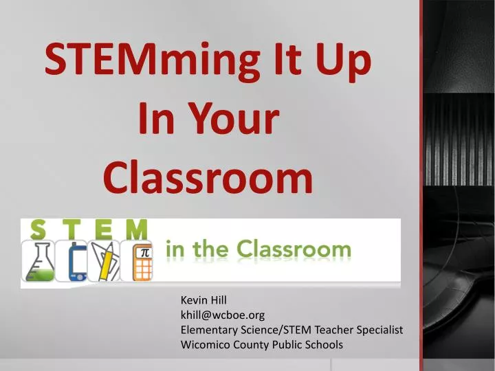 stemming it up in your classroom