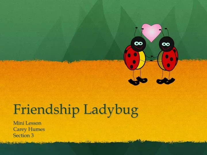 friendship ladybug