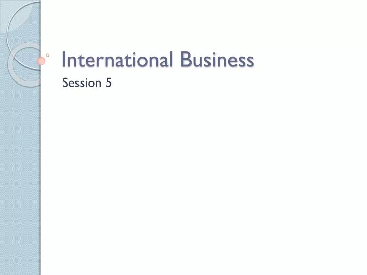 international business