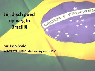 juridisch goed op weg in brazili