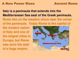 A New Power Rises Ancient Rome