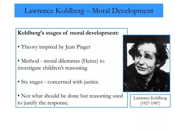 lawrence kohlberg moral development
