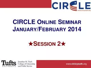 CIRCLE Online Seminar January/February 2014 ? Session 2 ?