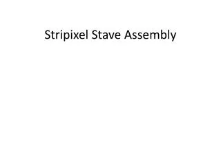 Stripixel Stave Assembly