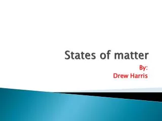 states of matter