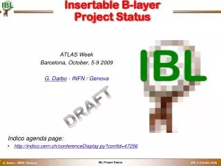 Insertable B-layer Project Status