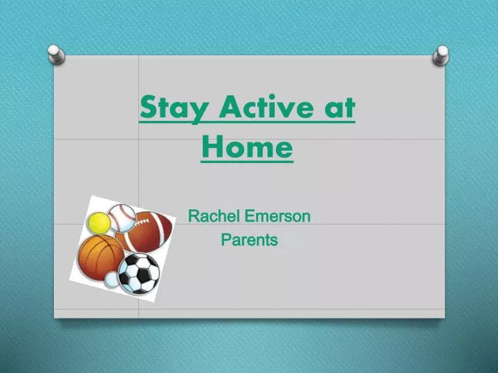 stay active at home