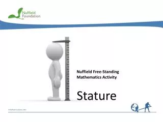 nuffield free standing mathematics activity