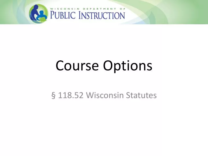 course options