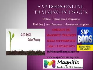 Sap bods online training in usa,uk