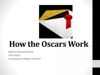 How the Oscars Work