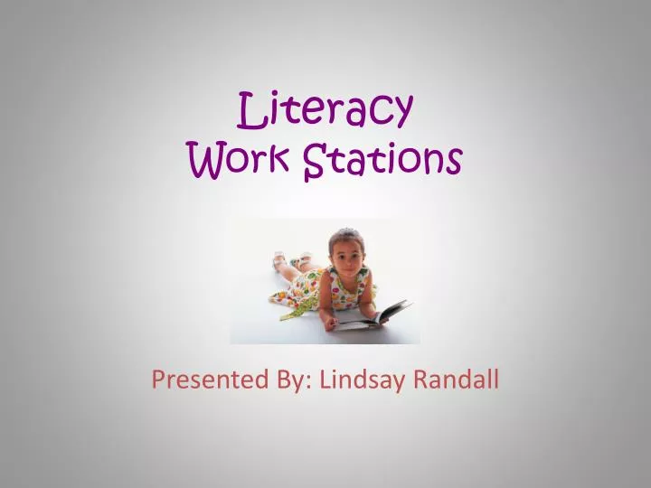 literacy work stations