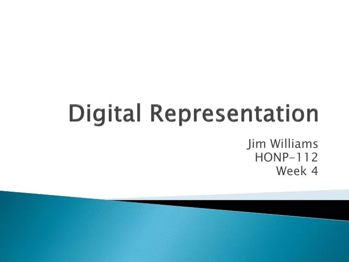 digital representation