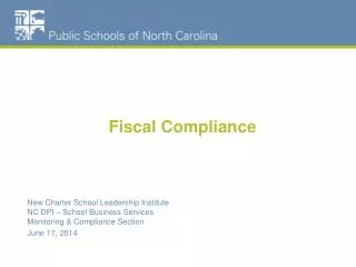 Fiscal Compliance