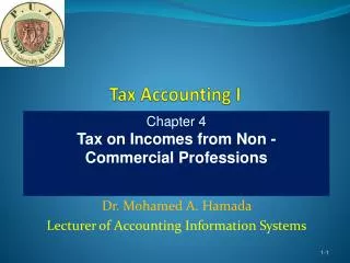 Tax Accounting I