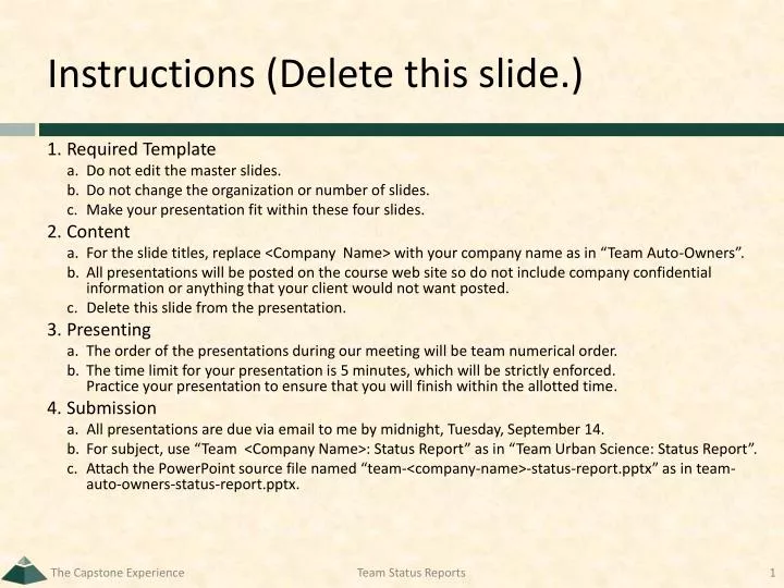 instructions delete this slide