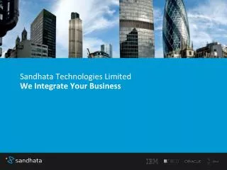 Sandhata Technologies Limited We Integrate Your Business