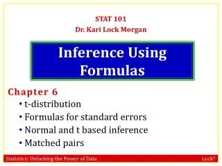 Inference Using Formulas