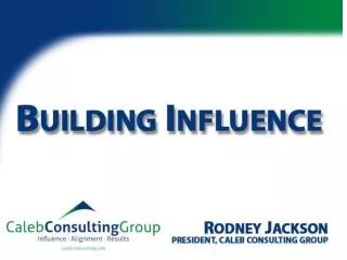 Define influence and your role as a leader Describe a model to influence at all levels