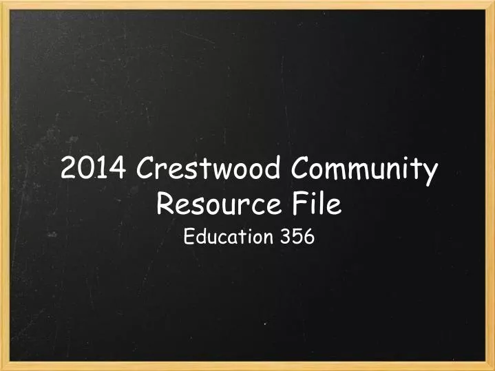201 4 crestwood community resource file