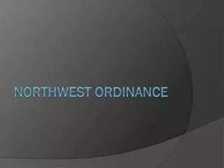 northwest ordinance