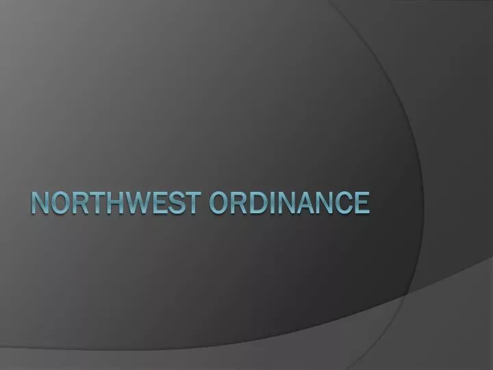 northwest ordinance