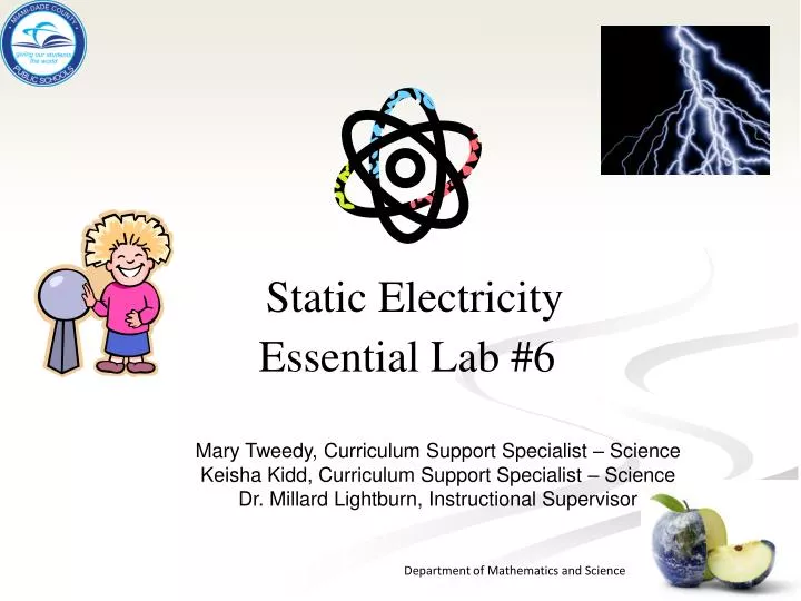 static electricity essential lab 6