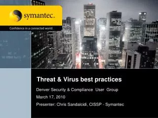 Threat &amp; Virus best practices