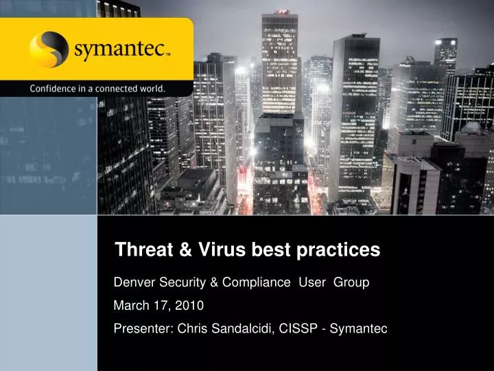 threat virus best practices