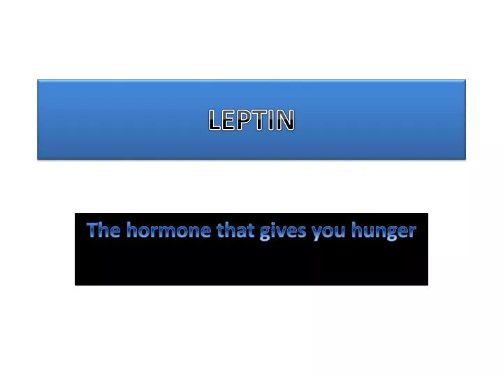 leptin